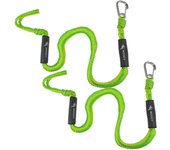 Moocy 2-Pack Barco Bungee Dock Line con Gancho Amarre Cuerda Accesorios para Barco para Barcos Pontón Jet Ski SeaDoo WaveRunner Kayak verde
