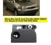 Accesorios de la manija de la cerradura del pestillo de la guantera del automóvil 68630-EQ300 para Nissan X-Trail T30 2001-2006 Conjunto de la tapa...