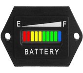 MEDIDOR DE MEDIDOR INDICADOR DE BATERÍA de 48 V voltios para carrito de golf de coche de club negro