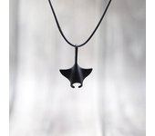 Necklace Manta Ray Collar Ocean Animals Collar colgante ajustable hecho a mano Bohemia Wax Rope Gargantilla hombres Mujeres Joyería de playa Regalo...