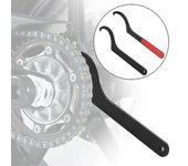 Para Ducati Buje trasero Ajustador de cadena Llave inglesa Herramienta de agarre Monster S4R Streetfighter 848 748 916 996 998 1098 1198 1199 1299 ...