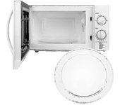 Plato de vidrio de plato giratorio de microondas universal con soporte, 245 mm / 24,5 cm / 9,65 pulgadas 5.22