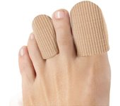 Ersam 10pack Toe Caps Closed Toe Surface Sleeve Protectores con forro de gel