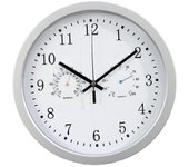 Reloj de 12 pulgadas Escaneo automático de tiempo Reloj de pared controlado por radio