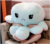 Flip Octopus Doll Large Double-sided Flip Mood Face Changing Doll Angry Decompression Plush Toy Birt