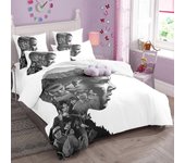 Yt401 Juego de cama de tres piezas de Stranger Things impreso en 3D, ligero y cómodo funda de edredón de plumas funda de almohada CX401 Single135x2...