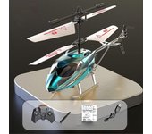 Helicópteros portátiles de control remoto Juguete Anticolisión Modelo de avión Juguete para niños 913X Blue