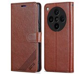 Dreamsoule AZNS para Oppo Find X8 Pro 5G Funda Anti-arañazos PU Cuero Soporte Cartera Funda para Teléfono - Marrón Multicolor Brown