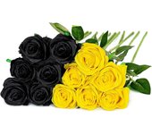 12 Piezas Rosas Artificiales Rosas de Seda Falsas