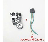Zócalo del soporte del soporte de la luz trasera del conector de la bombilla trasera de la placa de la lámpara de freno para BMW Serie 3 316 320 32...
