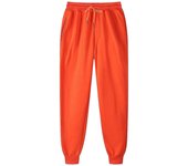 Pantalones de Hombre Pantalones Pantalones pantalones de chándal Pantalones de hip-hop Legging Pantalones casuales acolchados Naranja M