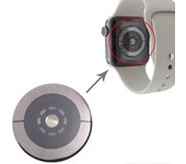 Wigento Para Apple Watch Series 5 44mm Tapa Trasera Reparación Vidrio Reparación Pieza de Repuesto Negro