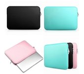 Estuche con cremallera para computadora portátil Funda protectorcompatible Macbook Air Pro Retina Notebook kaesi Rosa 13
