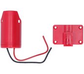 Adaptador de montaje en batería Convertidor de conector de alimentación para Milwaukee M12 DIY 2 Salida de cableado