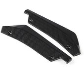 2PCS/SET Parachoques trasero Canard Splitter Spoiler lateral Difusor Sellado de cenefa para Chevrolet Camaro SS LT ZL1 2016-2018 Accesorios de coch...