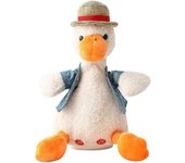 Juguetes de peluche de pato parlante, repite lo que dices Juguetes de peluche divertidos, regalos de muñeca de peluche para bebés bebés Juguete de ...