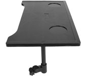 Mesa de bandeja para silla de ruedas con portavasos para comer, leer, descansar, desmontable, ajuste universal, tablero de escritorio para silla de...