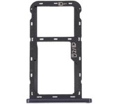 Para ZTE Blade A52 Bandeja de tarjeta SIM + Bandeja de tarjeta SIM / Bandeja de tarjeta Micro SD Gris