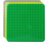 Placa de construcción grande compatible con placas Duplo, placa base grande, juego de placas de 38 * 38 cm para juegos creativos, juguetes educativos