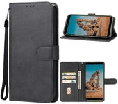 Wexary Para funda de teléfono de cuero Ulefone Armor X12 Negro