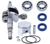 Kit de pistón del cigüeñal del cigüeñal para Stihl Ms170 017 37mm 1130 030 2000 motosierra