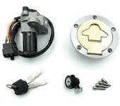 Youping Juego de llaves de contacto de bloqueo de arranque del asiento de la tapa del tanque de combustible de gasolina para Ducati ST2 916/996/998...