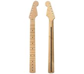 22 trastes Mástil de guitarra eléctrica diapasón de madera Puntos de abulón para ST Strat