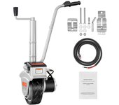 Vevor Dolly de remolque eléctrico, capacidad de remolque de 5000 libras, rueda jockey de remolque de 350 W y 12 V de 22 pies / min, 12 '' -24.8 '',...