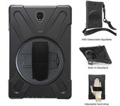 Tikuajgift Nuevo estuche para Samsung Tab S4 10.5 pulgadas T830 con correa para el hombro, correa de mano, cubierta de protección de la cámara
