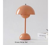 Flower Bud Lámpara de mesa, Sala de bodas, Dormitorio, Decoración de escritorio, Lámpara, Lámpara de noche (recargable) 2023 2024 Nuevo/caliente Ro...