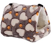 Hámster Nido Cómodo Cálido Guinea Pig Cama Casa Suave Tela DE LA Felpa Pequeña Mascota Hideout para Pequeños