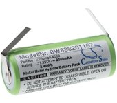 vhbw Batería de repuesto para Oral-B 3745, 3762, 3761 para cepillos de dientes eléctricos (2000 mAh, 1,2 V, NiMH) Sin color/batería interna