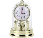 Reloj de mesa antiguo Retro Reloj despertador silencioso redondo, reloj de pared digital Reloj de sala de estar de estilo retro europeo