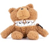 Baicccf Plush Teddy Bear Doll Airpod Pro / pro 2nd Generation Case Cover Shock-absorbing Protective Soft Case Cover para mujeres - Marrón claro