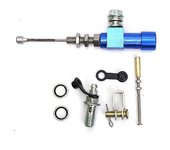 Embrague hidráulico de motocicleta de pistón de 12,7 mm Bomba de freno de varilla de cilindro maestro M10x1.25mm CNC de aluminio para motocross dir...