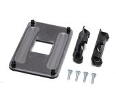Soporte de montaje del disipador térmico de la CPU Placa posterior Amd Ryzen Socket Am4 Enfriador del ventilador de la CPU Negro