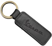 Redkid Para Vespa Lx Lxv Sprint Gts Gtv 50 150 250 300 300ie Super Sport motocicleta llavero de cuero de vaca scooter llavero Negro