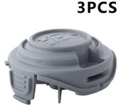 Para Black & Decker STC5433 Tipo 1 / STC5433PC Tipo 1 HDL Tapa de carrete de línea de servicio pesado, 90588530 s202412245403 Multicolor 3pcs