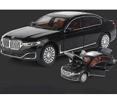 1:24 760 THE7 Limusina Aleación Coche Diecasts y Vehículos de Juguete Modelo de Coche Sonido y luz Tirar hacia atrás Coches Juguetes Para Niños Reg...