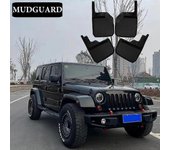 4pcs para Jeep Wrangler Jk 2007 2008 2009 2010 2011 2012 2013 2014 2015 2016 2017 Mud Splash Grade Guardabarros Guardabarros delantero