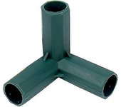 10pcs 3 vías 11mm codo pvc tubería conexión construir pesado invernadero marco de invernadero muebles conectores conexión tienda 3 way