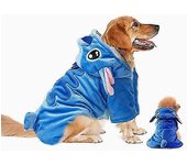 Disfraz de mascota, sudadera con capucha para perros, abrigo de mascotas de dibujos animados de invierno