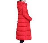 Chaqueta de invierno para mujeres chaqueta casual larga con cremallera exterior chaqueta de globo adecuada para el desgaste de reunión de amigos Ro...
