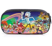Rick And Morty Rick And Morty Single-layer Pencil Case Cartoon Anime Children Pencil Case Polyester Pencil Case