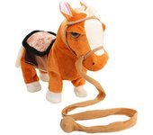 Caballo interactivo electrónico Camina a lo largo del caballo con control remoto Correa Baile Canto Caminando Musical Ponypet Juguetes para niños M...