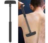 Back Razor Men, Espalda ajustable Razor Depilación Depilación para hombres y maquinillas de afeitar cuerpo Razor Hombres , afeitadora de espalda mo...