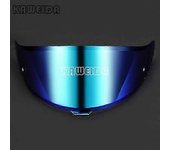Para SHOEI RF1400 NXR2 CWR-F2 CWR-F2R Z8 X15 X-Fifteen X-SPR Pro Casco Visera Protector solar Parabrisas Protección UV Moto Revo azul profundo