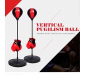 2024Bolsa de bolas de boxeo para niños de altura ajustable Velocidad Boxeo Conjunto deportivo Juego de lucha con guantes