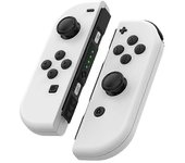 1 par de consola giroscópica de gamepad inalámbrico izquierdo / derecho para Ns Joy Con Sensor Joypad Blanco