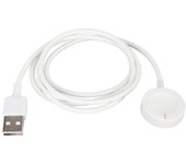 Cargador de cable de carga magnética Smartwatch para Fossil Gen 6 Gen 5 Gen 4 Sport para Michael Kors Gen 6 Gen 5E Gen 5 Gen 4 Blanco